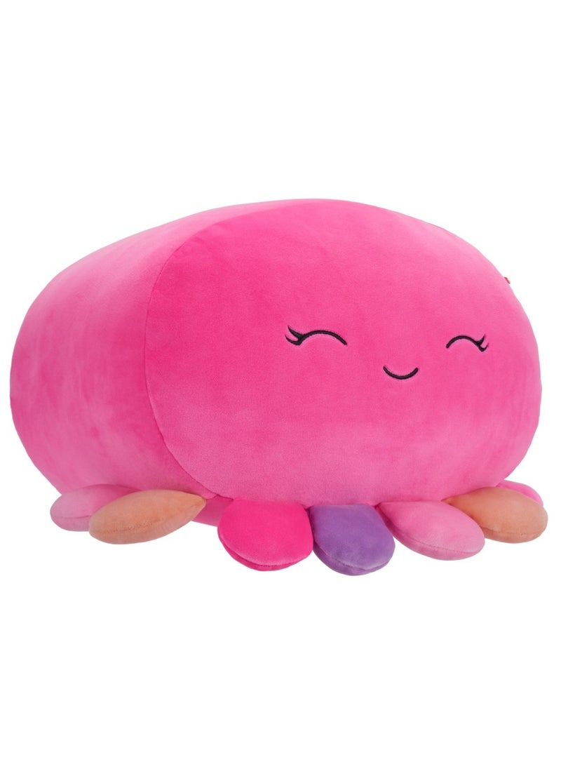 Squishmallows 12 inch Octavia Pink Octopus W/Multicolored Tentacles Stackables , Officially Licensed Kellytoy Plush Toy, Colorful Soft Toy, Gift for Kids, Girls & Boys Washable Squishy Stuff Toy Multicolor All Age  - Image 3