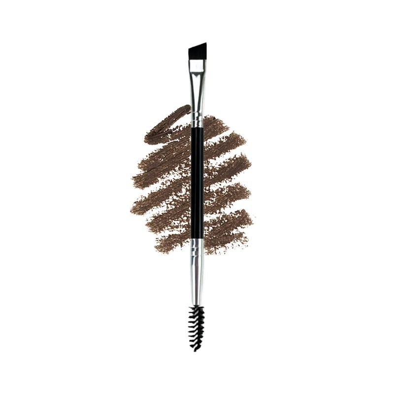 Prosopyare EyebrowBrush, Professional Double-Ended Angled Eye Brow Brush and Spoolie Brush, Black - Image 1