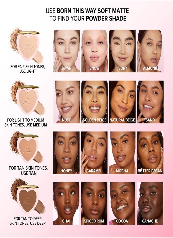 Too FacedCosmetics - TOO FACED Born This Way Soft Blur Flexible Finish Setting Powder Deep 28.25 g - Image 1