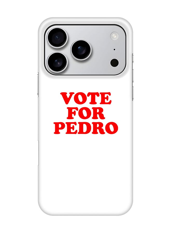 Stylizedd For iPhone 17 Pro,Case, [Compatible with MagSafe] Magnetic cover Slim fit Protection Matte, - Vote For Pedro