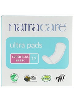 Natracare Slim Fitting Ultra Pads with Wings, Super Plus, Made with Certified Organic Cotton, Ecologically Certified Cellulose Pulp and Plant Starch (1 Pack, 12 Pads Total) - pzsku/Z22F51EFFFC1961481553Z/45/_/1717021645/d86b6ed3-305e-41ca-b080-ad2f6335092f