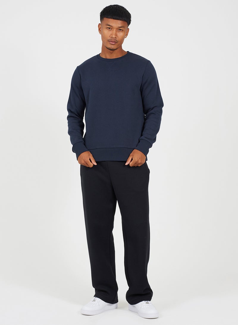 BRAVE SOUL Ribbed Crew Neck Sweatshirt - Image 2