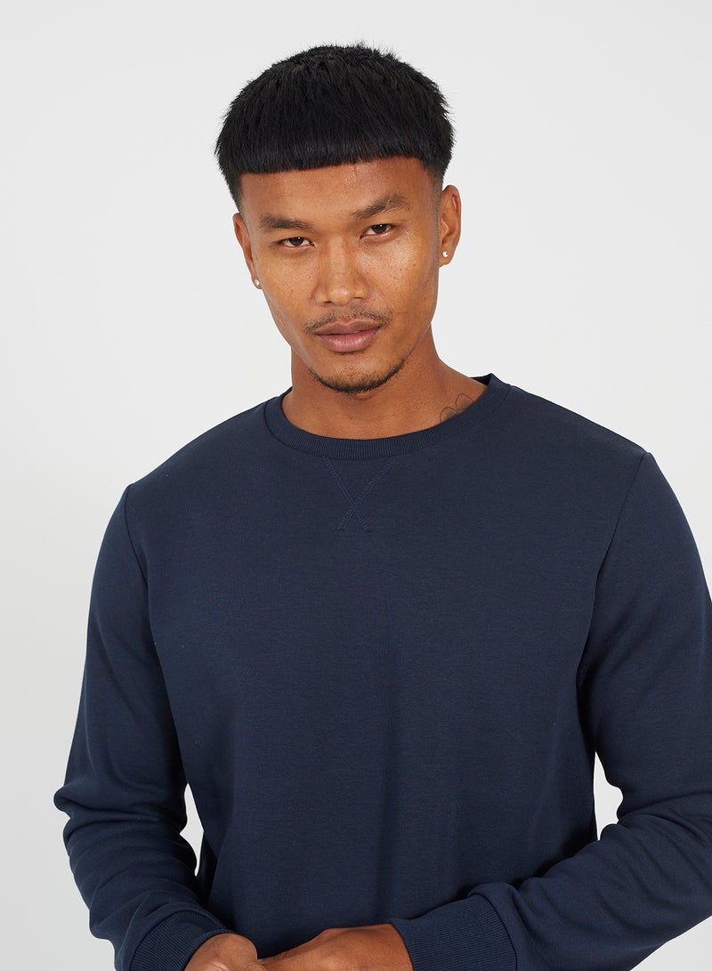 BRAVE SOUL Ribbed Crew Neck Sweatshirt - Image 4