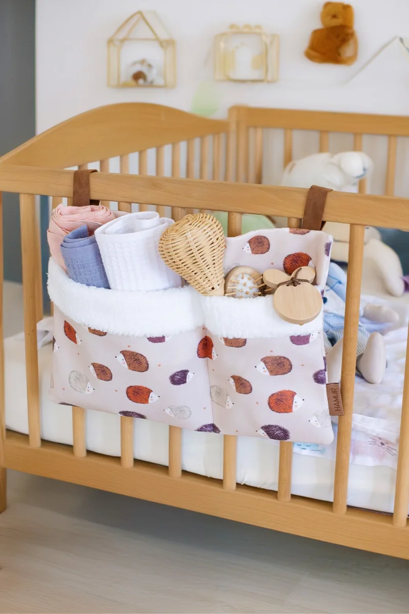 Hamur Dough Practical Hanging Organizer Baby Stroller Crib Side Fluffy Organizer Urcin