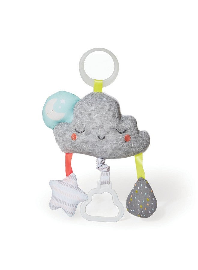 Skip Hop Baby Stroller Toy, Silver Lining Cloud Jitter, Cloud - Image 3