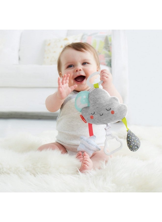 Skip Hop Baby Stroller Toy, Silver Lining Cloud Jitter, Cloud - Image 5