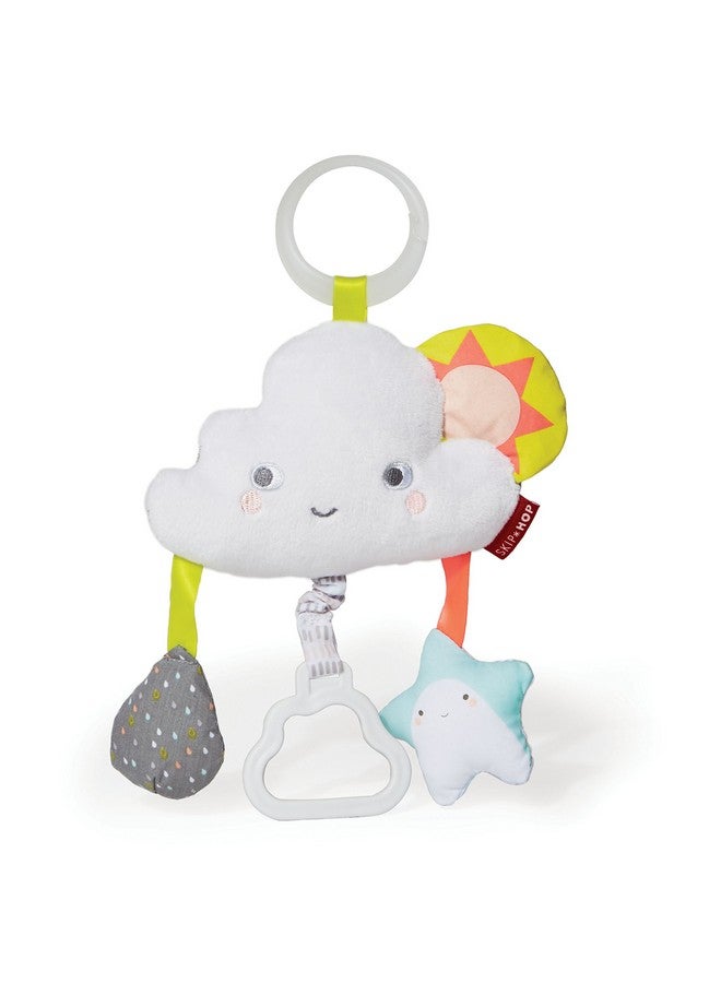 Skip Hop Baby Stroller Toy, Silver Lining Cloud Jitter, Cloud - Image 1