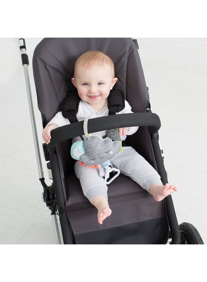 Skip Hop Baby Stroller Toy, Silver Lining Cloud Jitter, Cloud - Image 4