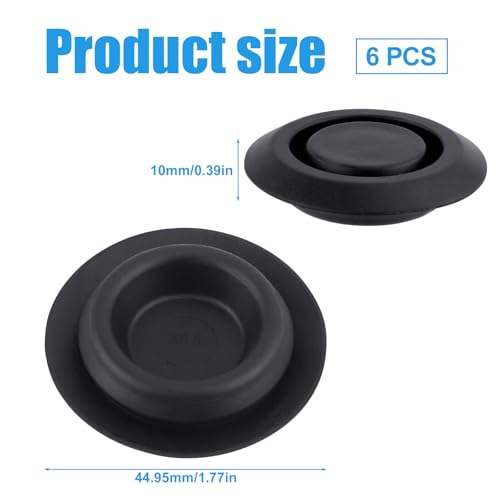 Gosknor 6pcs Body Floor Pan Drain Plugs, Rubber Body Hole Plugs Automotive Auto Body Parts 55177482AA Accessories Compatible with Durango TJ 97-06 X - Image 2