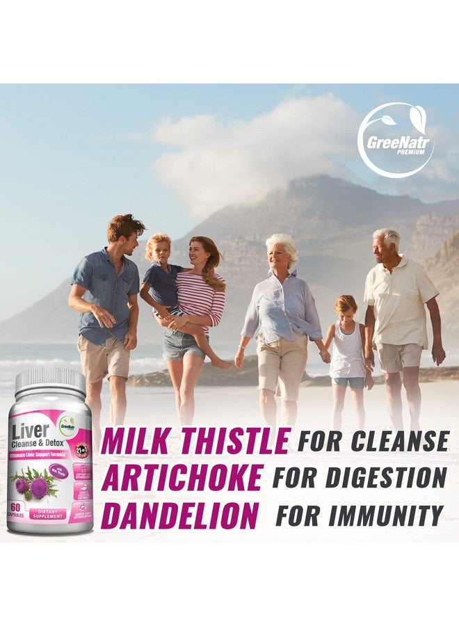 GreeNatr Liver Cleanse Detox & Repair Formula - Milk Thistle, Berberine, Ginger, Beet Root, Dandelion Root, Artichoke Extract, and Chanca Piedra for Optimal Liver Health Support (1 Bottle) - Image 5