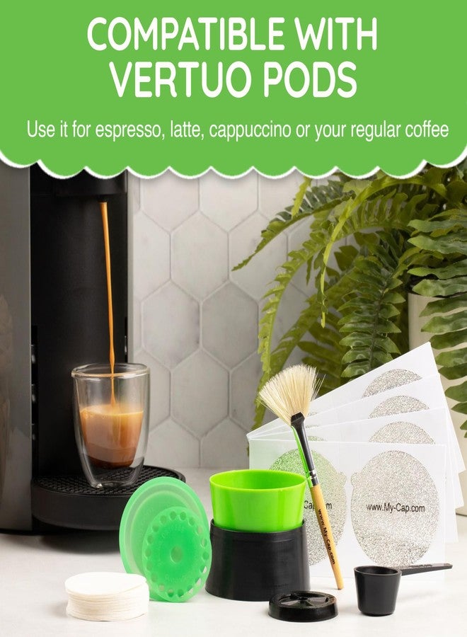 My-Cap Capsule Holder & Funnel - Make Your Own Coffee Pods Set - Refill & Reuse Nespresso Vertuo Coffee Capsule - Image 3