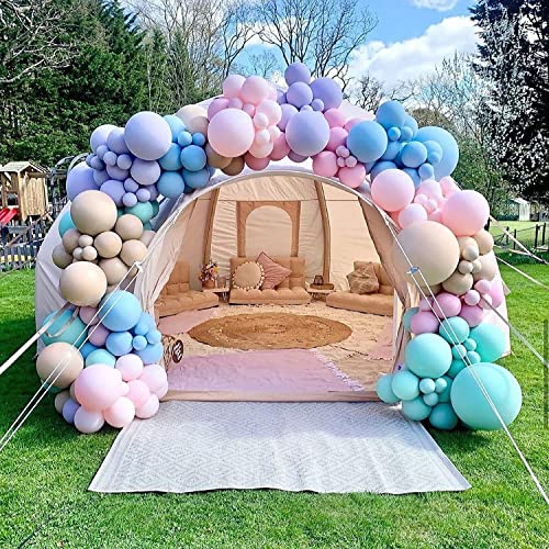 Chocozone Macron Balloons Birthday Decoration Items Birthday Decorations for Boys & Girls Party Props (Pack of 142) - Image 4