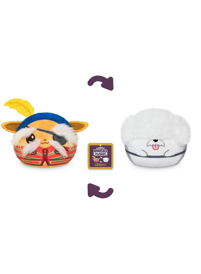 TeeTurtle Jim Henson's Labyrinth Sir Didymus and Ambrosius Reversible 4" Plushie - Cute Kawaii Soft Stuffed Animal - Image 3