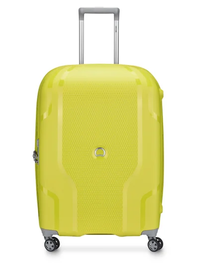 DELSEY Paris Clavel 71cm Hardcase 4 Double Wheel Expandable Check-In Luggage Trolley Lemon