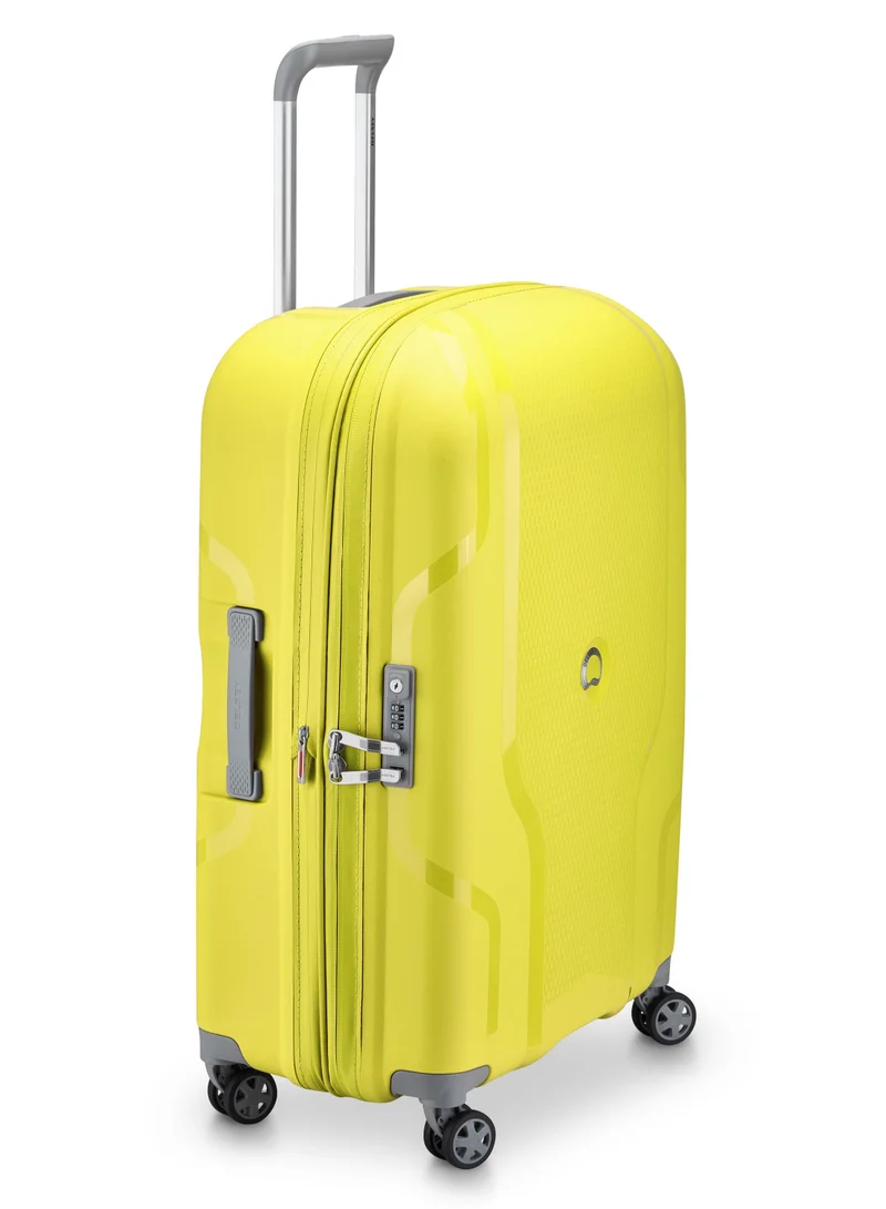 ديلسي _باريس Clavel 71cm Hardcase 4 Double Wheel Expandable Check-In Luggage Trolley Lemon