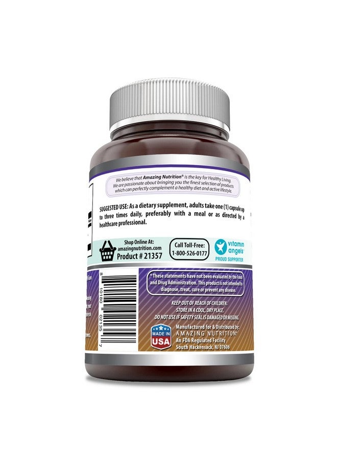 Amazing Nutrition Amazing Formulas L-Arginine Supplement | 500 Mg Per Serving | 250 Capsules | Amino Acid Supplement for Men & Women | Non-GMO | Gluten Free | Made in USA - Image 2