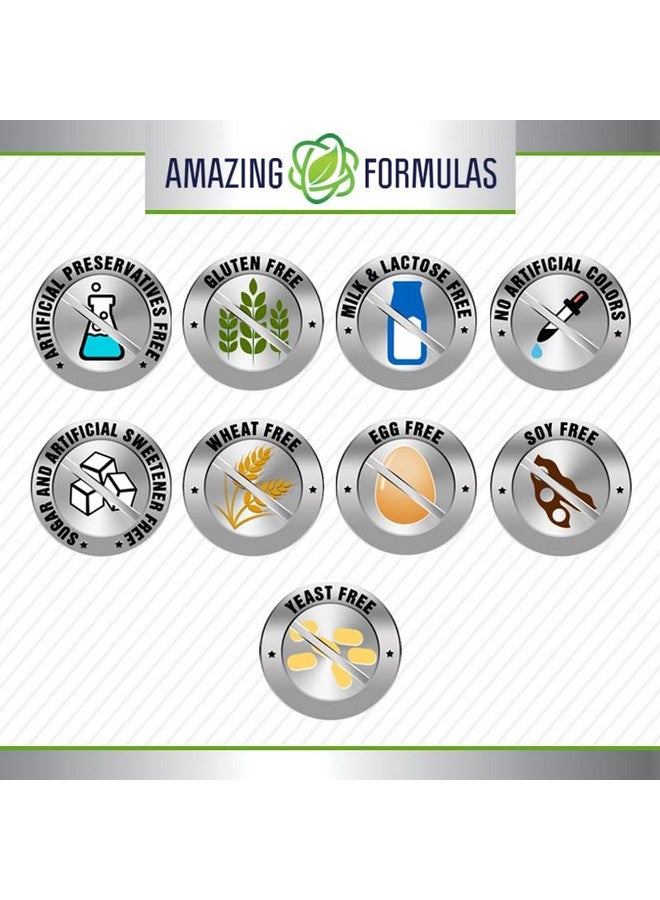 Amazing Nutrition Amazing Formulas L-Arginine Supplement | 500 Mg Per Serving | 250 Capsules | Amino Acid Supplement for Men & Women | Non-GMO | Gluten Free | Made in USA - Image 5