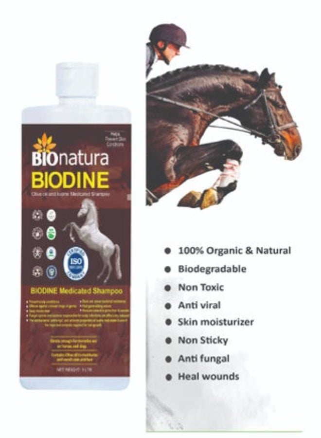 BioNatura Equestrian Biodine - 1ltr Bionatura, Natural, Organic, Biodegradable & Non -Toxic - Image 2