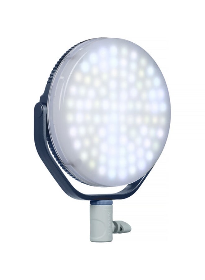 نانليت Nanlite miro 30c RGB Round LED Light Panel (Midnight Blue) - Image 2