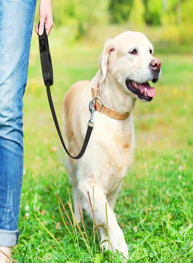 Yanwela Retractable Dog Leash, 16ft Dog Walking Leash for Small Dogs up to 77lbs, Non-Slip Handle - Black - Image 3
