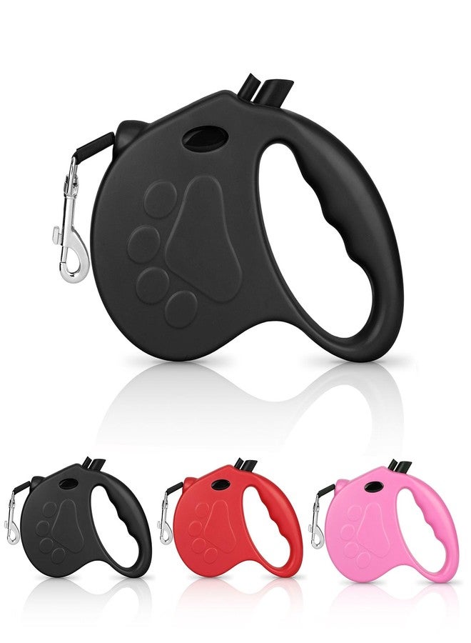 Yanwela Retractable Dog Leash, 16ft Dog Walking Leash for Small Dogs up to 77lbs, Non-Slip Handle - Black - Image 1