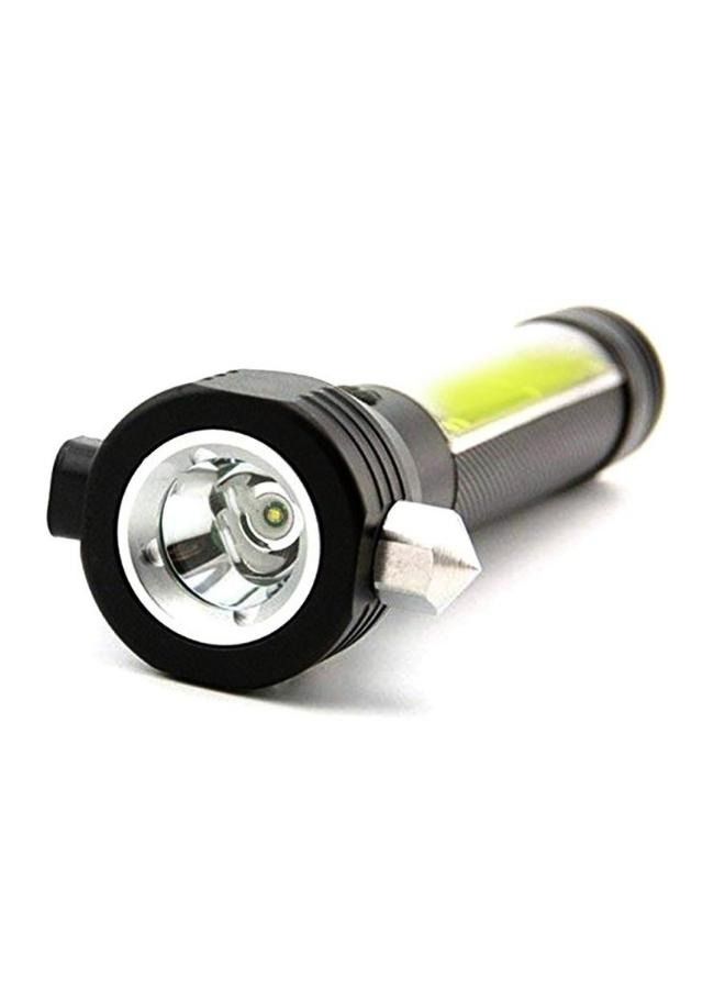 Crony T09 Solar Usb Rechargeable Led Flashlight Solar Portable Hand Light Car Emergency Rescue Hammer Tool Safety Escape Hammer Compass - Image 3