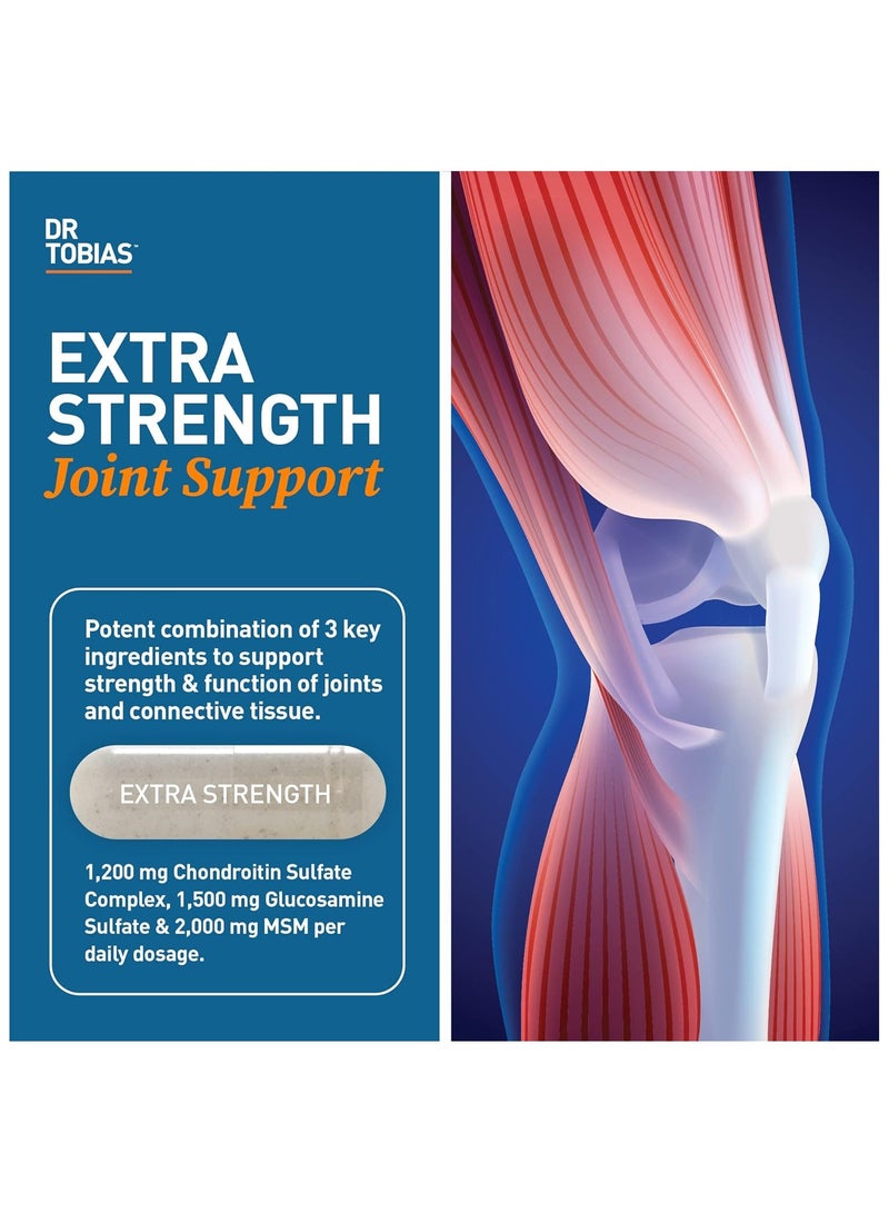 Dr. Tobias Joint Support, With Chondroitin Sulfate, Glucosamine & MSM, 240 Capsules (48 Day Supply)  - Image 2