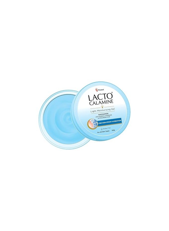 Lacto Calamine Lacto Calamine Light moisturising gel Non sticky hydrating face  body gel with niacinamide Hyaluronic and vitamin E. For non oily feel glowing skin.  - Image 1