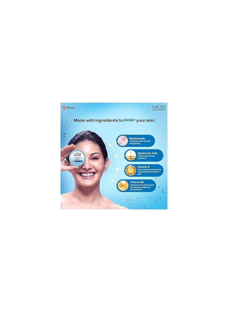 Lacto Calamine Lacto Calamine Light moisturising gel Non sticky hydrating face  body gel with niacinamide Hyaluronic and vitamin E. For non oily feel glowing skin.  - Image 3