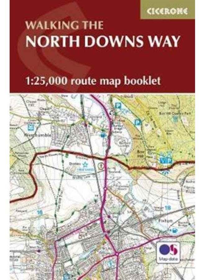 North Downs Way Map Booklet - Paperback