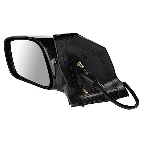 TRQ Driver Side View Mirror Non-Folding Electric Adjustment Non-Heated No Memory Black Compatible with 2003-2008 Toyota Corolla LE S - Image 5