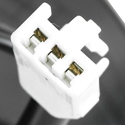 TRQ Driver Side View Mirror Non-Folding Electric Adjustment Non-Heated No Memory Black Compatible with 2003-2008 Toyota Corolla LE S - Image 3