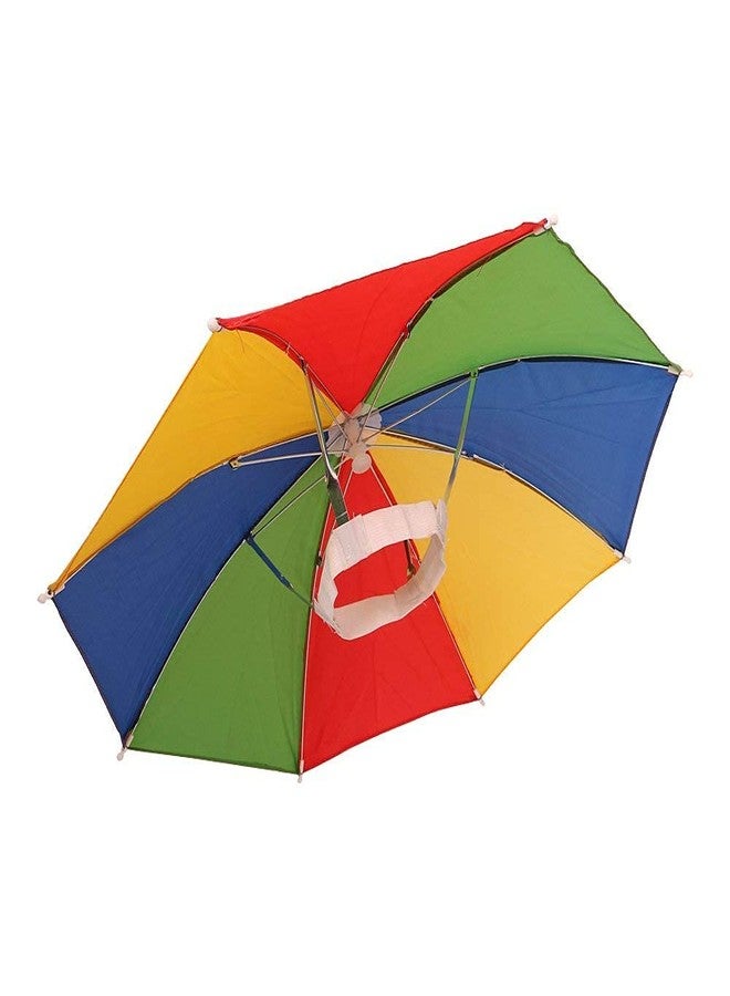 RAINPOPSON Hat & Ear Combo Kids Umbrella For Girls Stylish Boys Multicolor Hat Umbrella for Women & Men and Red Umbrella for Kids (Pack of 2) - Image 3