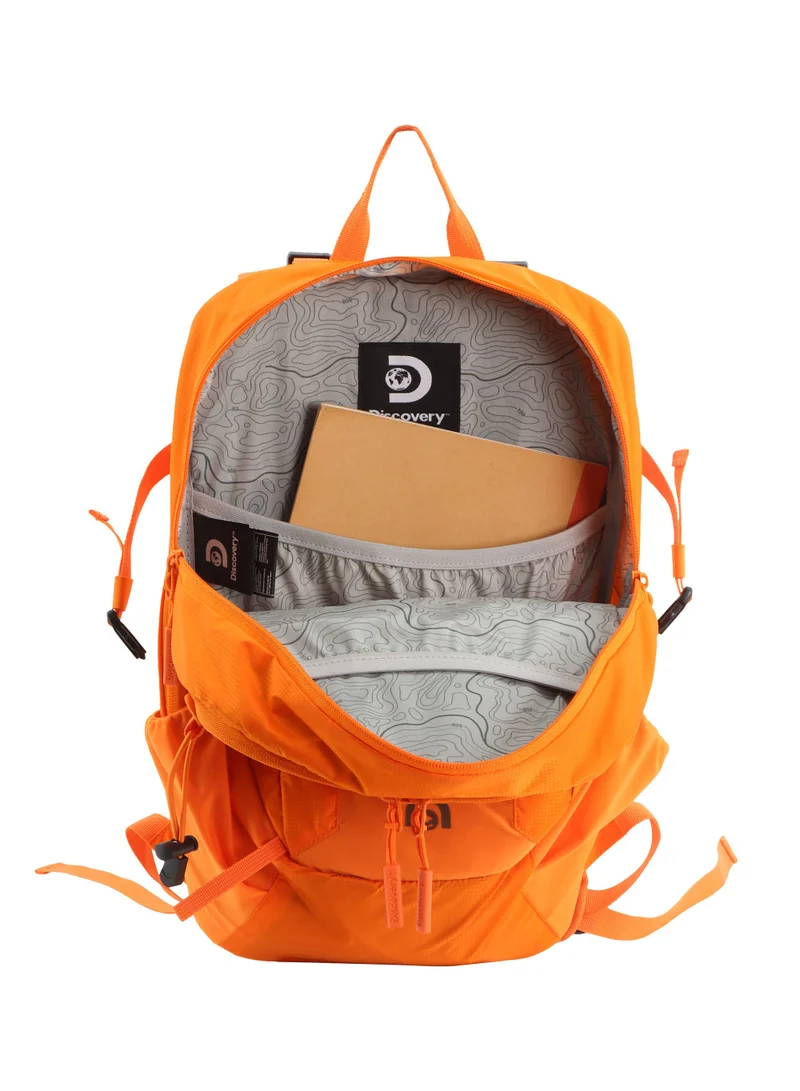 Discovery Discovery Outdoor 18L Backpack Orange for Adventure, Durable Lightweight Water Resistant Bag for Men Women Hiking Trekking Camping Travel