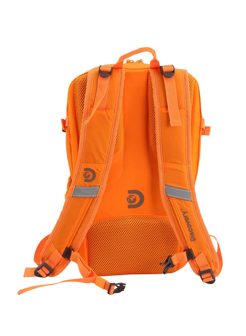 Discovery Discovery Outdoor 18L Backpack Orange for Adventure, Durable Lightweight Water Resistant Bag for Men Women Hiking Trekking Camping Travel