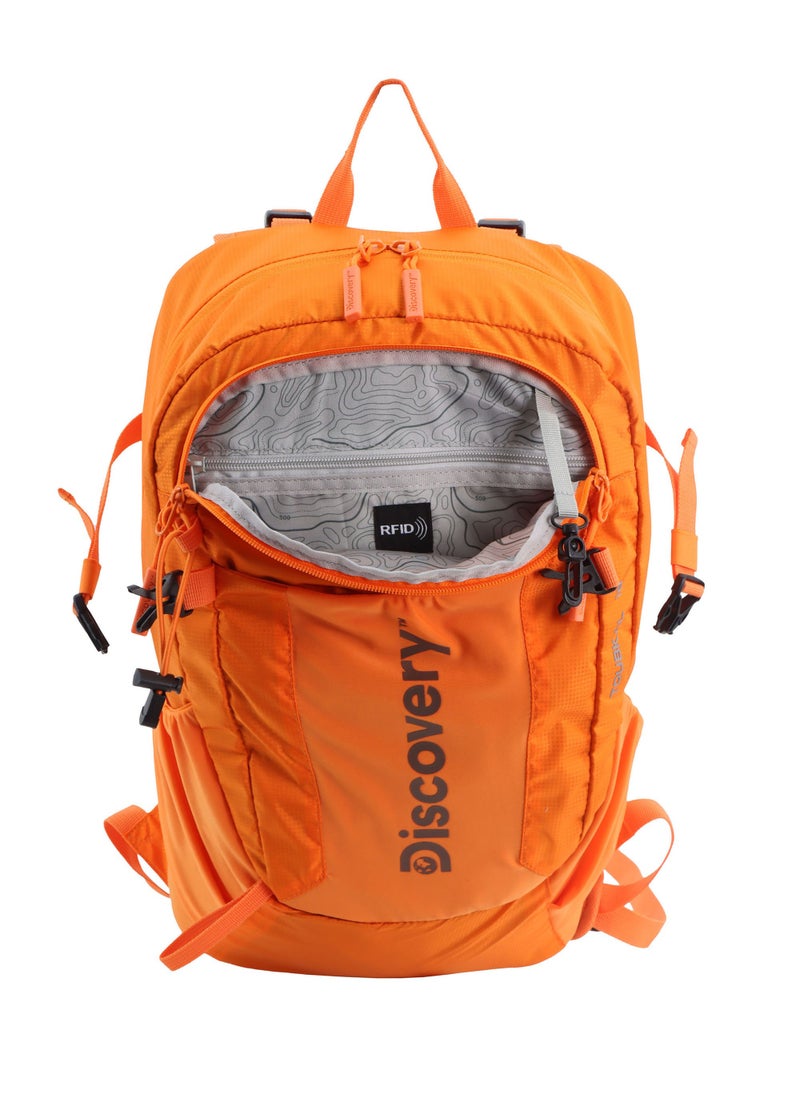 Discovery Outdoor 18L Backpack Orange for Adventure, Durable Lightweight Water Resistant Bag for Men Women Hiking Trekking Camping Travel - pzsku/Z22F667482770E7845C47Z/45/_/1721995687/fcf366d9-776c-4203-932c-12b618831ea1
