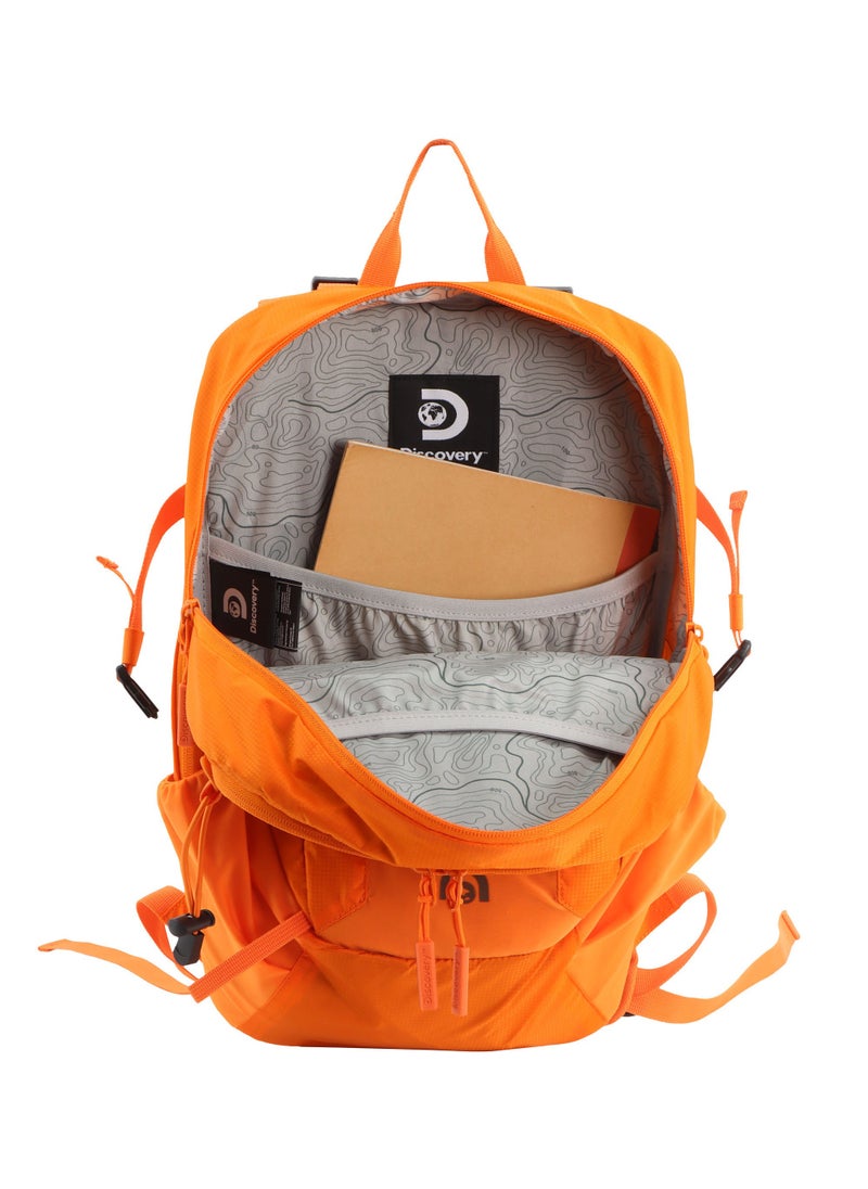 Discovery Outdoor 18L Backpack Orange for Adventure, Durable Lightweight Water Resistant Bag for Men Women Hiking Trekking Camping Travel - pzsku/Z22F667482770E7845C47Z/45/_/1721995707/cd0ac097-ee03-48a7-b52c-cfc41b171039