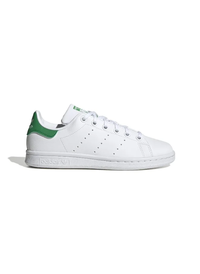 اديداس اوريجينالز adidas STAN SMITH J White Originals Kids Shoes