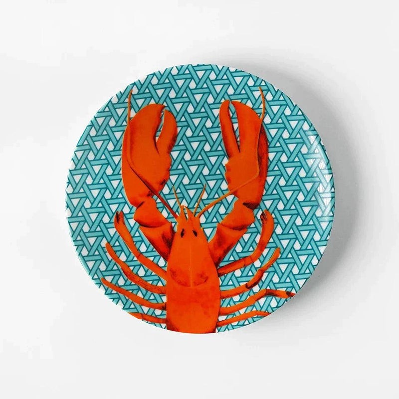VITELLI DESIGN STUDIO Hazeran Lobster 20 cm Porcelain Plate - Image 1