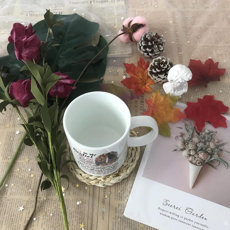 Wisedeal Bestie Coffee Mug Funny To My Bestie Coffee Tea Cup Best Friends or Birthday Gifts for Soul Sister Mom Aunt Friends Forever BFF Friendship Present for Her Women 11oz Ceramics White - Image 5