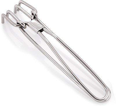 JGS Stainless Steel Wire Pakkad SansiPincer and Masher Pack of 3 Kitchen Accessories for Cooking Pack of 3 Stainless Steel Kitchen Cutlery for Home Silver Finish - Image 3