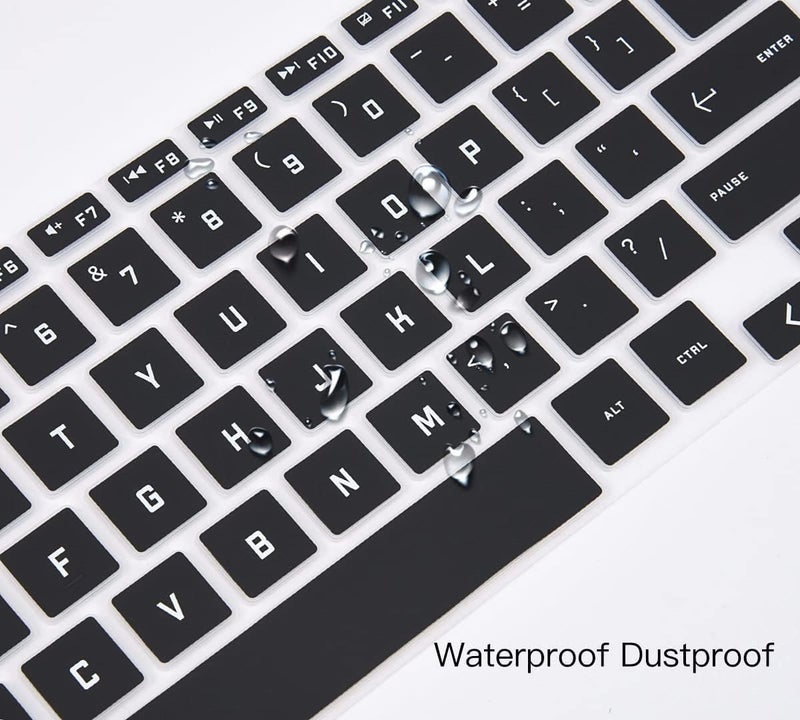 OJOS Keyboard Cover for Keyboard Cover for 2025-2023 HP Victus 15 Gaming Laptop 15.6"/Victus 16.1", Black - Image 5