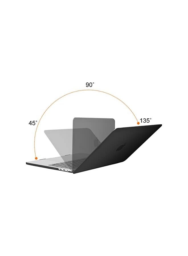 Mosiso Compatible with MacBook Pro 13 inch Case 2024 2023, 2022, 2021-2016 M2 M1 A2338 A2251 A2289 A2159 A1989 A1708 A1706, Plastic Hard Shell Case & Keyboard Cover Skin & Webcam Cover, Black - Image 2