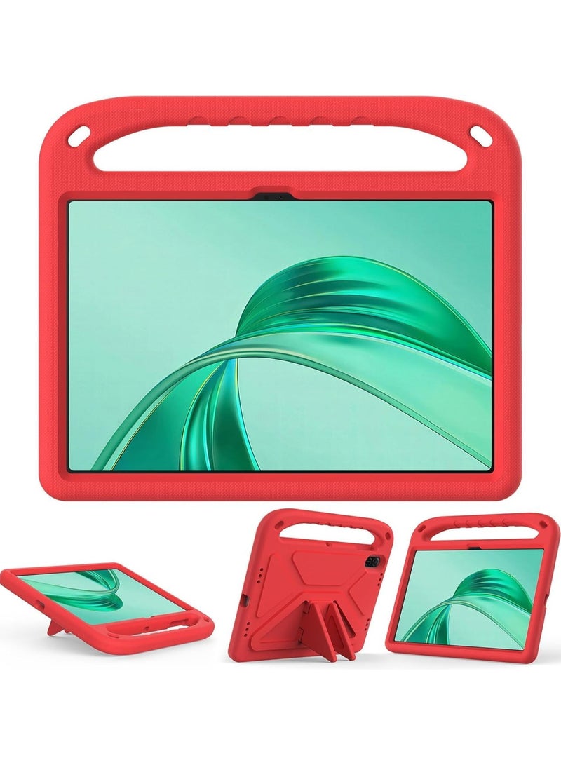 VKL Case Compatible with Honor Pad X8a 11.0 Inch 2024, Lightweight EVA Kid Friendly Shockproof Protective Case with Handle and Hidden Bracket Cover with Honor Pad X8a 2024 (Red) - Image 2
