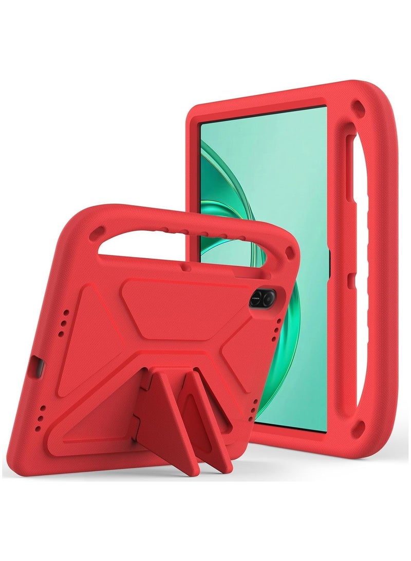 VKL Case Compatible with Honor Pad X8a 11.0 Inch 2024, Lightweight EVA Kid Friendly Shockproof Protective Case with Handle and Hidden Bracket Cover with Honor Pad X8a 2024 (Red) - Image 1