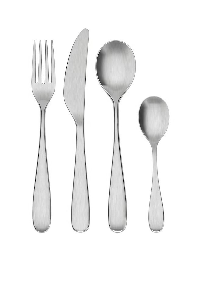 24-piece cutlery set, stainless steel - Image 1
