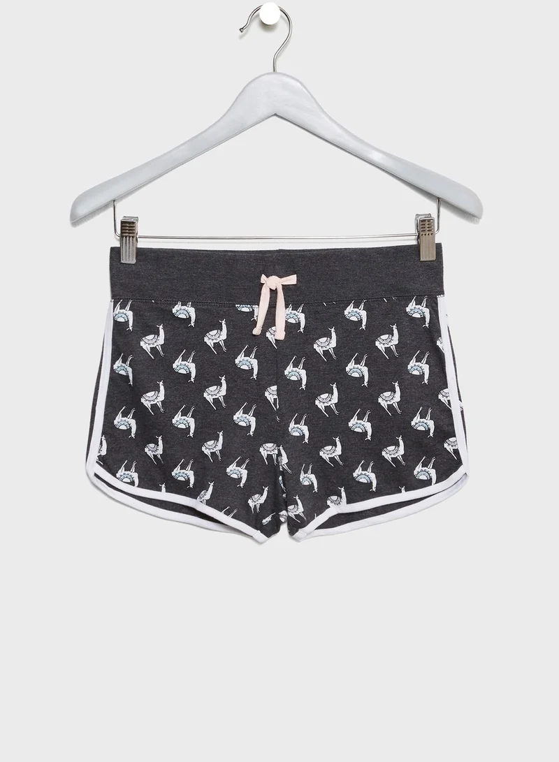 NEW LOOK Teen T-Shirt + Shorts Set