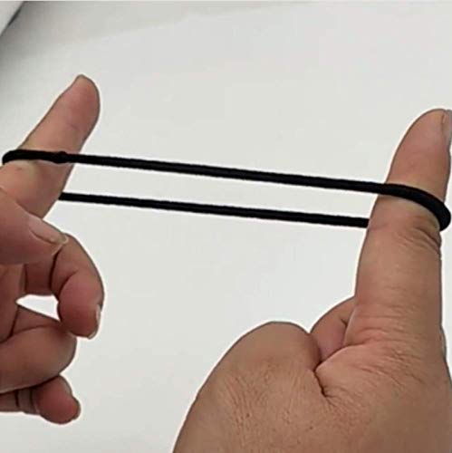 Belicia 100Pcs Hair Ties and Black Rubber Elastic Hair Bands 4mm Elastic Ponytail Holders for Women - Image 4