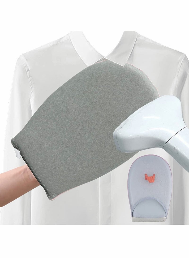 Excefore Steamer Gloves, Garment Steamer Ironing Glove, Waterproof Anti Steam Mitt with Finger Loop, Complete Care Protective Garment Steaming Mitt, Heat Resistant Gloves for Clothes Steamers  - Image 1