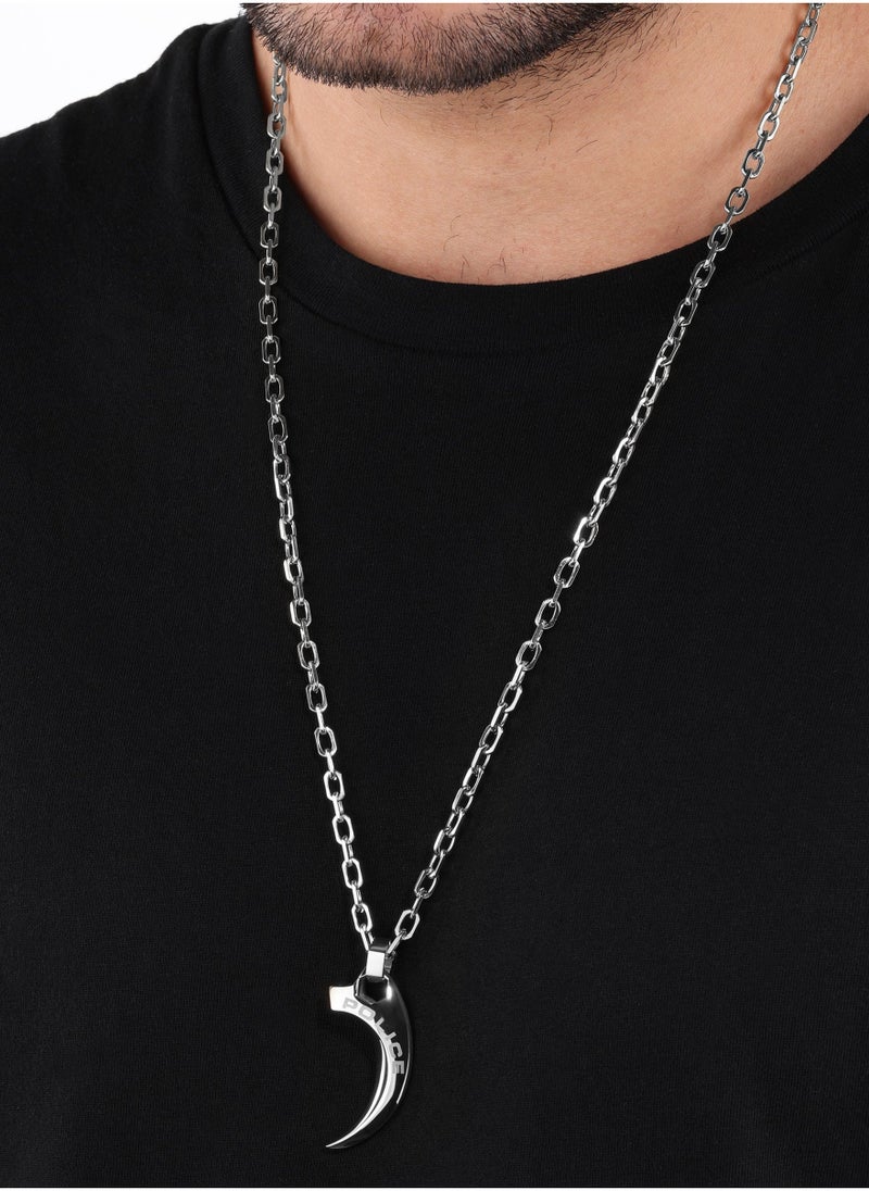 POLICE Stainless Steel necklace For Men in Silver  - Image 2
